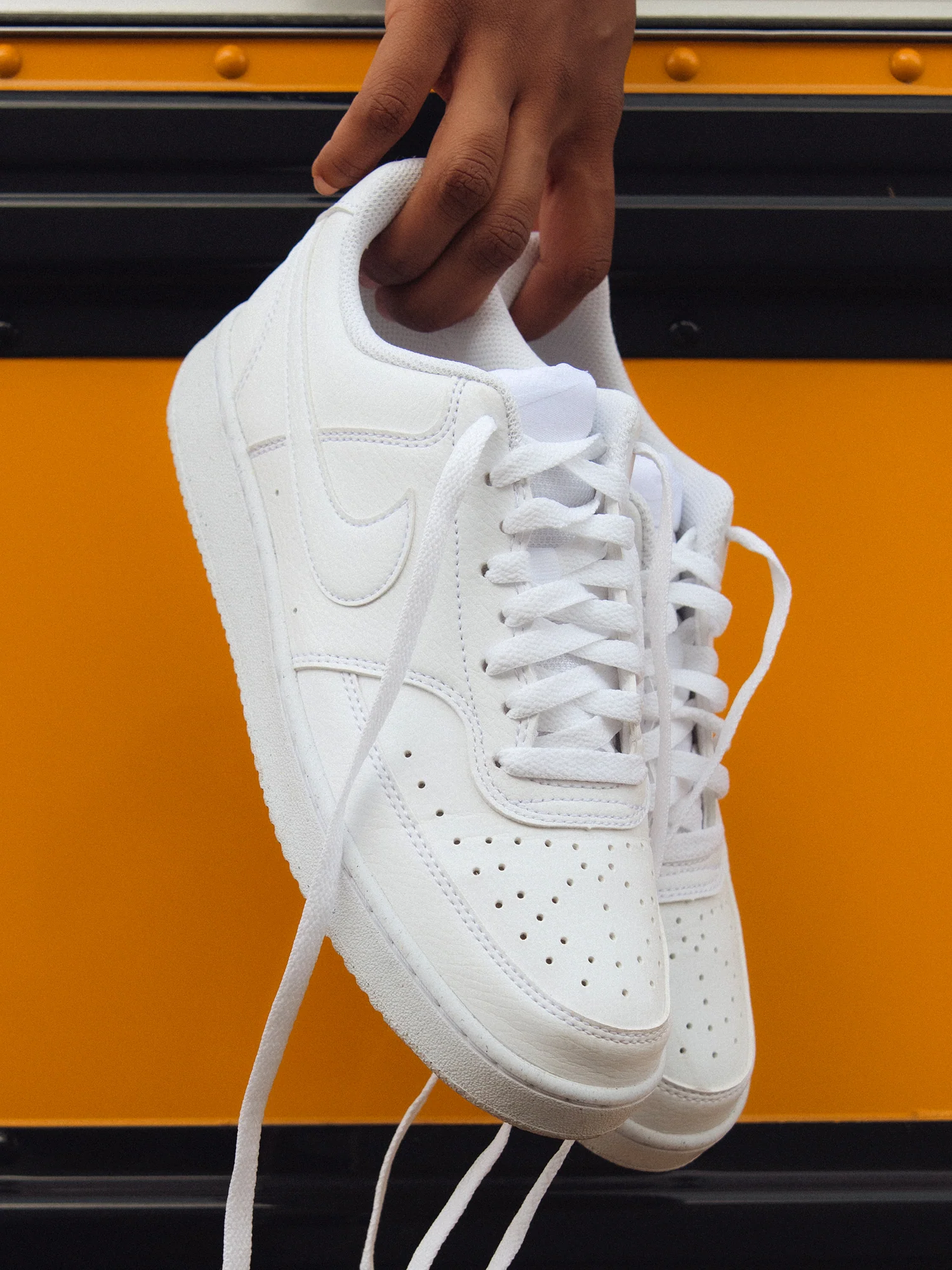 WOMENS NIKE COURT VISION LO NEXT NATURE SNEAKER - WHITE - Image 7
